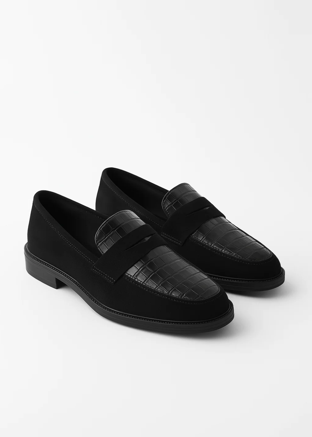 Liny™ | クロコダイルディテールのクラシックローファー